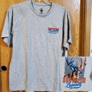 Southern Legends short sleeve t-shirt gray cotton blend